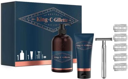 Gillette Zestaw próbny King C Premium Zestaw do golenia dla mężczyzn, 1 szt