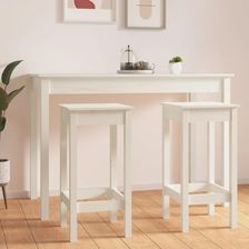 Zdjęcie vidaXL Stołki Barowe 2 Szt. Białe 40X40X78 Cm Lite Drewno Sosnowe - Reda