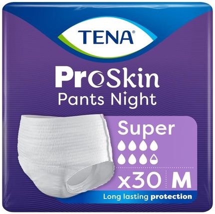 TENA Pants ProSkin Super Night majtki chłonne M 30szt.