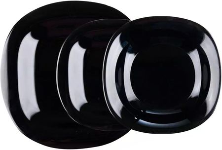 Luminarc Talerze Serwis Komplet Obiadowy 18El Czarne Tz29 (649344)