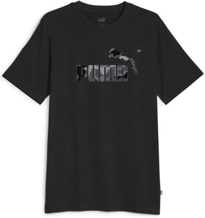 Koszulka męska Puma ESS+ CAMO GRAPHIC czarna 67594201
