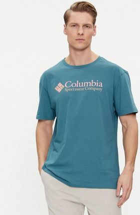 Koszulka męska Columbia CSC BASIC LOGO niebieska 1680053336