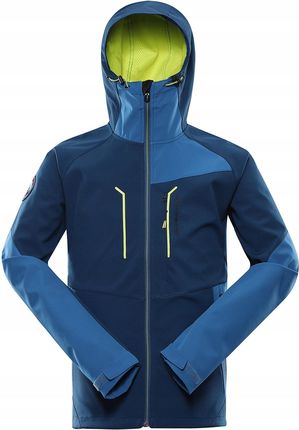 Alpine Pro Kurtka trekkingowa męska softshell 8000 Esprit niebieski r.M