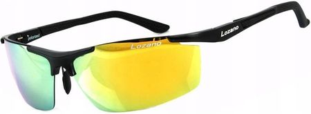 Męskie Okulary Lozano LZ-304B Polaryzacja Alu+Magn Przeciwsłoneczne UV400