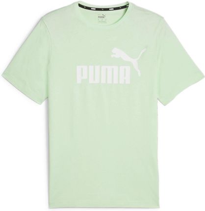 Koszulka męska Puma ESS LOGO zielona 58666760