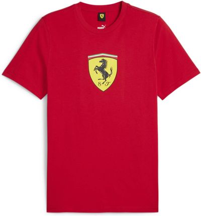 Koszulka męska Puma FERRARI RACE BIG SHIELD czerwona 62380502