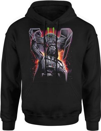 Darth Vader Star Wars Gwiezdne Wojny Lord Męska bluza z kapturem (XXL, Czarny)