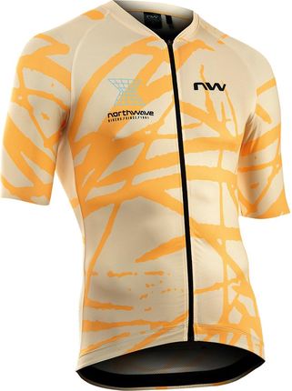 Koszulka Kolarska Northwave Blade 2 Żółty-Pomarańczowy