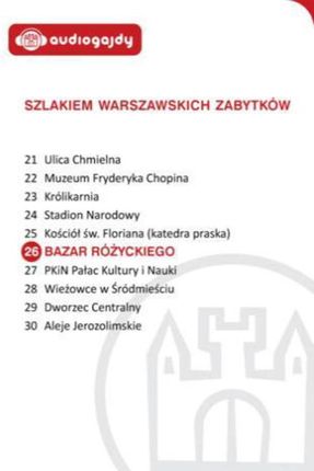Bazar Różyckiego. Szlakiem warszawskich zabytków - Ewa Chęć (E-book)