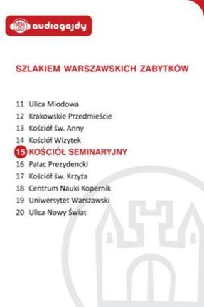 Kościół seminaryjny. Szlakiem warszawskich zabytków - Ewa Chęć (E-book)