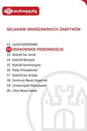 Krakowskie Przedmieście. Szlakiem warszawskich zabytków - Ewa Chęć (E-book)