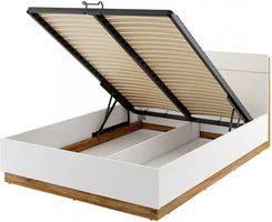 Lenart Łóżko Dentro Dt 02 160X200 Ze Stelażem Półką I Oświetleniem DENTRO DT-02 160