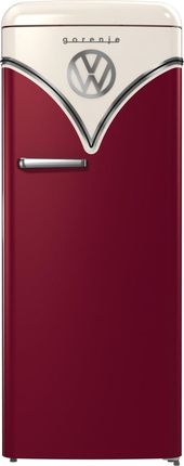 Lodówka Gorenje OBRB615DR jednodrzwiowa 152,5 cm Czerwona