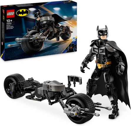 LEGO DC Batman 76273 Figurka Batmana do zbudowania i batcykl