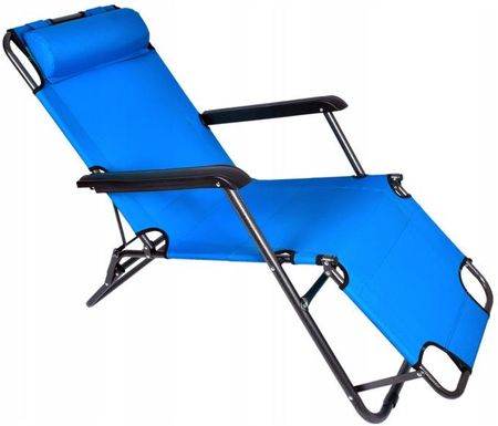 Care Life Leżak Ogrodowy Plażowy Fotel Składany Zero Gravity Turystyczny Krzesło 2W1