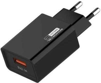 Ładowarka sieciowa SMS-A31 2A Somostel czarna + kabel micro USB