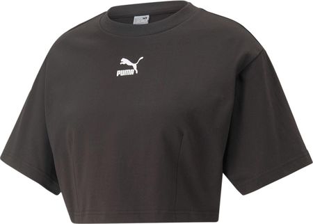 Koszulka damska Puma DARE TO CROPPED RELAXED czarna 53832101