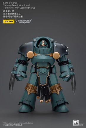 JoyToy Warhammer The Horus Heresy Action Figure 1/18 Tartaros Terminator Squad Terminator With Lightning Claws 12cm
