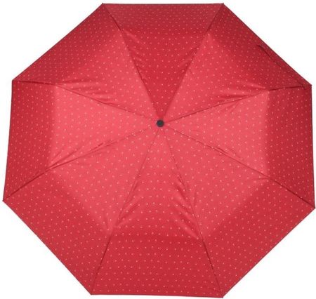 Parasol damski Tamaris Daily Minimals manualny składany do torebki czerwony w kropki