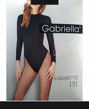 GABRIELLA Rajstopy Kabarette model 151 NERO / 3/4
