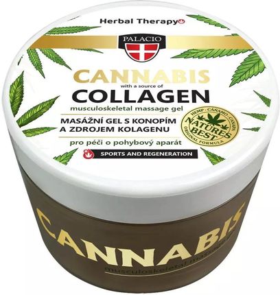 Żel do masażu Palacio Cannabis Collagen 200 ml