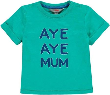 T-shirt chłopięcy, niebieski, Aye Aye Mum, Kanz