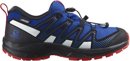 Buty dla juniora Salomon Xa Pro V8 Cs Waterproof J Rozmiar butów (UE): 39 / Kolor: niebieski