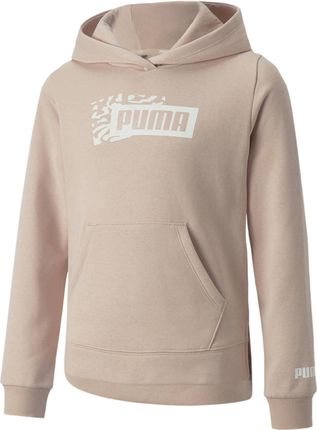 Bluza z kapturem dziewczęca Puma ALPHA FL różowa 67021747