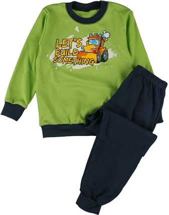 Chłopięca zielona piżama z nadrukiem Tup Tup