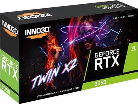 Inno3D GeForce RTX 3050 Twin X2 6GB GDDR6 - Karta graficzna
