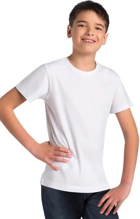 T-shirt dziecięcy, slim, biały, Tup Tup