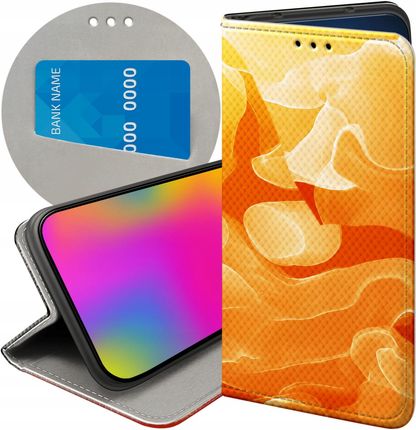 Hello Case Etui Z Klapką Do Motorola Moto G34 5G Pomarańczowe Pomarańcze Orange