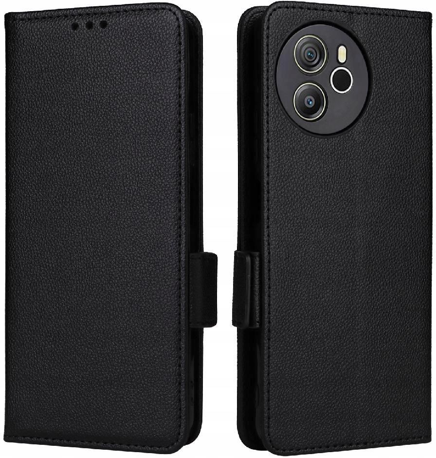 Coque Portefeuille Pour Blackview Shark 6 5G - Cuir PU Avec Coutures Tricolores - Dragonne Élastique - Support Et Porte-Cartes - Vert - 3