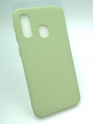 Vegacom Silicon Case Do Samsung A40 Zielony Pokrowiec Etui Guma Plecki