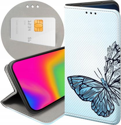 Hello Case Etui Z Klapką Do Samsung Galaxy A35 5G Motyle Butterfly Barwne