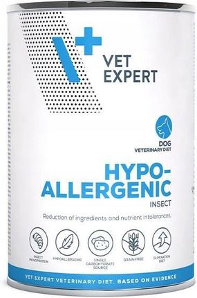 Vet Expert Hypoallergenic Insect Mokra Karma Weterynaryjna Dla Psów 400G