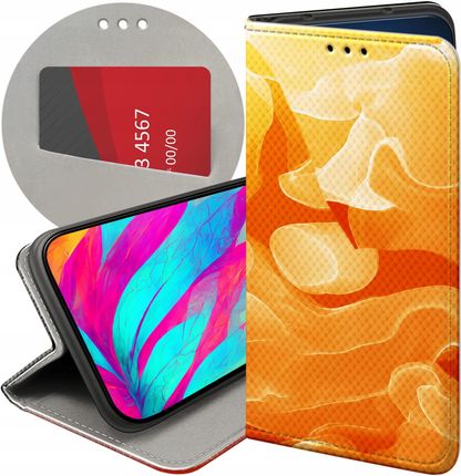 Hello Case Etui Z Klapką Do Samsung Galaxy A35 5G Pomarańczowe Pomarańcze Orange