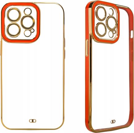 Hurtel Etui Plecki Iphone 12 Pro Pokrowiec Case Apple Silikonowe Czerwone
