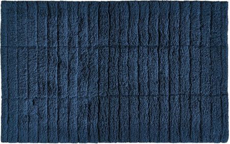 Zone Denmark Tiles Dark Blue 80x50 Cm Dywanik Łazienkowy Bawełniany 169761