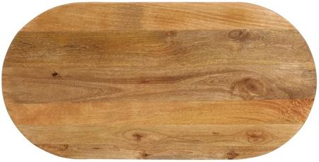 vidaXL Blat Stołu 90X40X2 5 Cm Owalny Lite Drewno Mango 370143