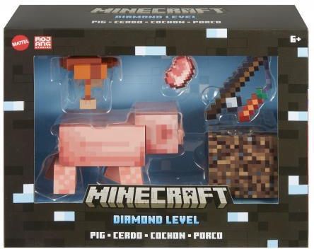 Mattel Minecraft Diamentowy Poziom Świnia HTM04