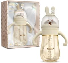 Zdjęcie Neno Mio Cream Butelka Do Picia I Karmienia 3w1 Ze Smoczkiem Antykolkowym 6m+ 300 ml - Gubin