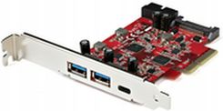 Startech Kontroler 5-PORT USB PCIE CARD 10GBPS 5-PORT USB PCIE CARD 10GBPS (PEXUSB312A1C1H)
