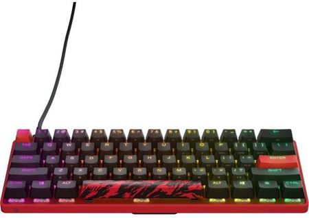 Klawiatura Steelseries Apex 9 Mini FaZe Clan Czarno-czerwony (64853)