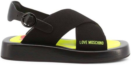 Sandały marki Love Moschino model JA16123G0EIZN kolor Czarny. Obuwie damski. Sezon: Wiosna/Lato
