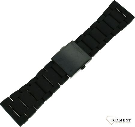 Bransoleta do zegarka Diesel DZ7396 w czarnym kolorze 28 mm z silikonowymi elementami