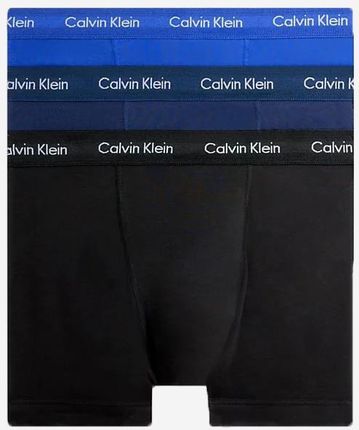Calvin Klein Underwear Zestaw majtek bokserek męskich bawełnianych 0000U2662G-4KU 3 szt. Czarny/Granatowy/Niebieski    