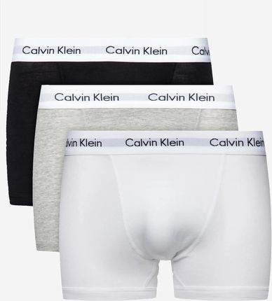 Calvin Klein Underwear Zestaw majtek bokserek męskich bawełnianych 0000U2662G-998 3 szt. Szary/Czarny/Biały    