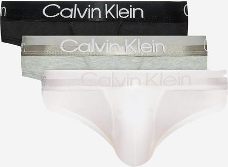 Calvin Klein Underwear Zestaw majtek slipów męskich 000NB2969A-UW5 3 szt. Czarny/Biały/Szary    