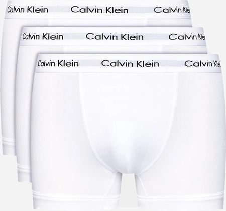 Calvin Klein Underwear Zestaw majtek bokserek męskich bawełnianych 0000U2662G-100 3 szt. Biały    
